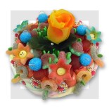 FLEURS Gâteau de bonbons