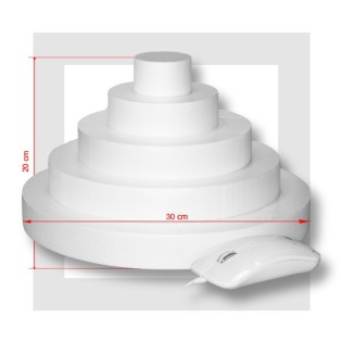 SUPPORT PIECE MONTEE  POLYSTYRENE 5 ETAGES 