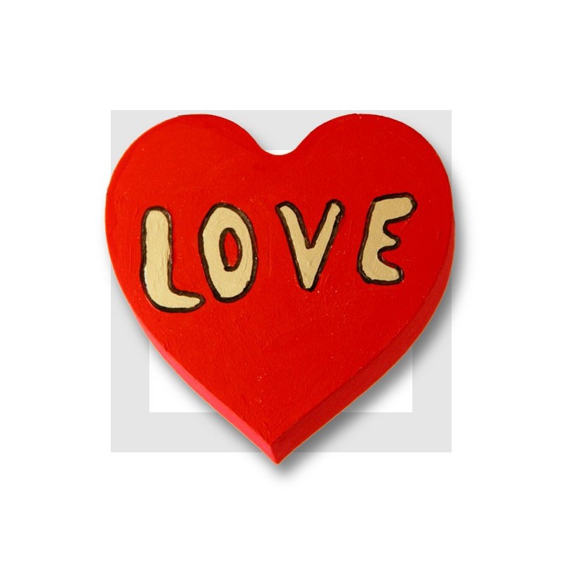 Coeur à peindre en polystyrène - suggestion pour St Valentin