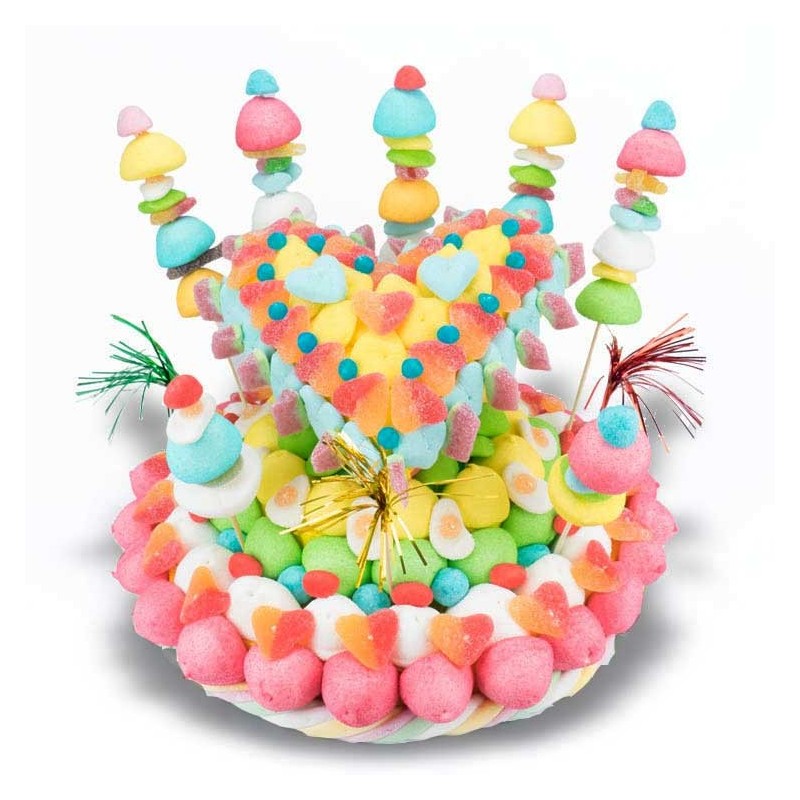 Gâteau Fiesta en bonbons