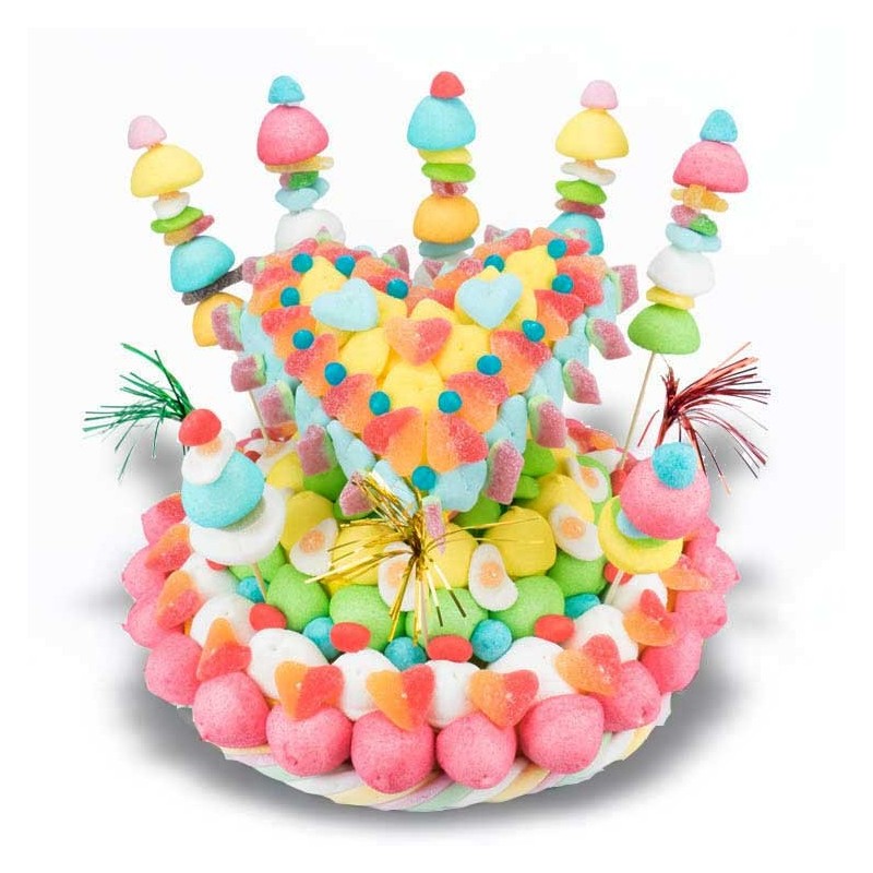 Gâteau Maxi Fiesta en bonbons