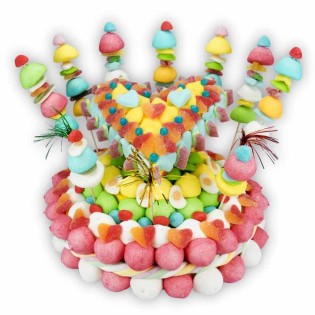 Gâteau Maxi Fiesta en bonbons