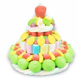 Pièce Montée Tutti Frutti en bonbons