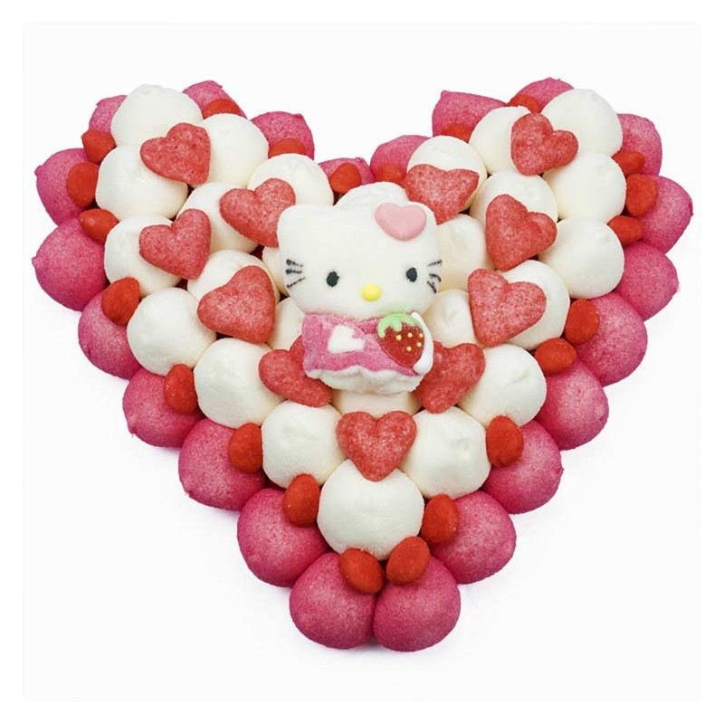 Cœur de bonbons Hello Kitty