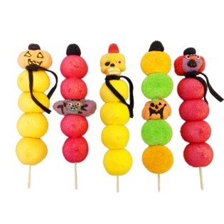 Lot de cinq brochettes d'Halloween