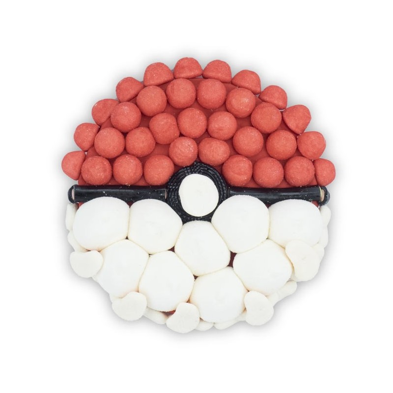 Gâteau Pokéball en bonbons