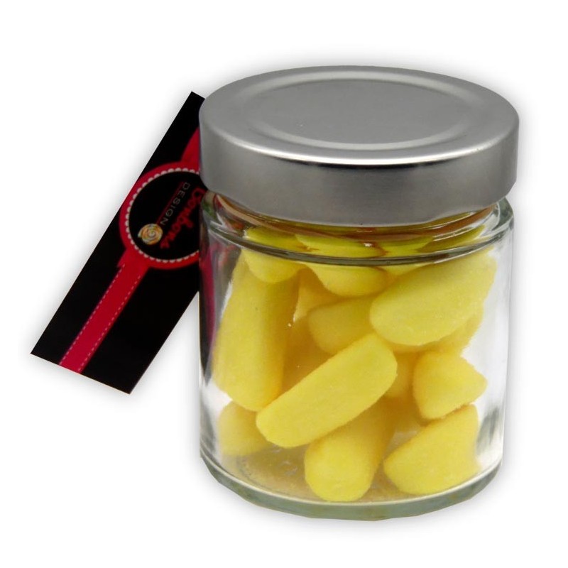 Petit pot de banane Haribo Bam's - en bonbonnière personnalisée