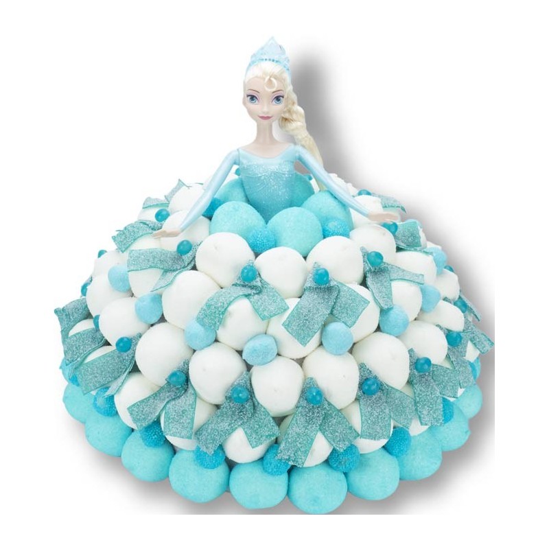 La Reine des Neiges - le gâteau de bonbons
