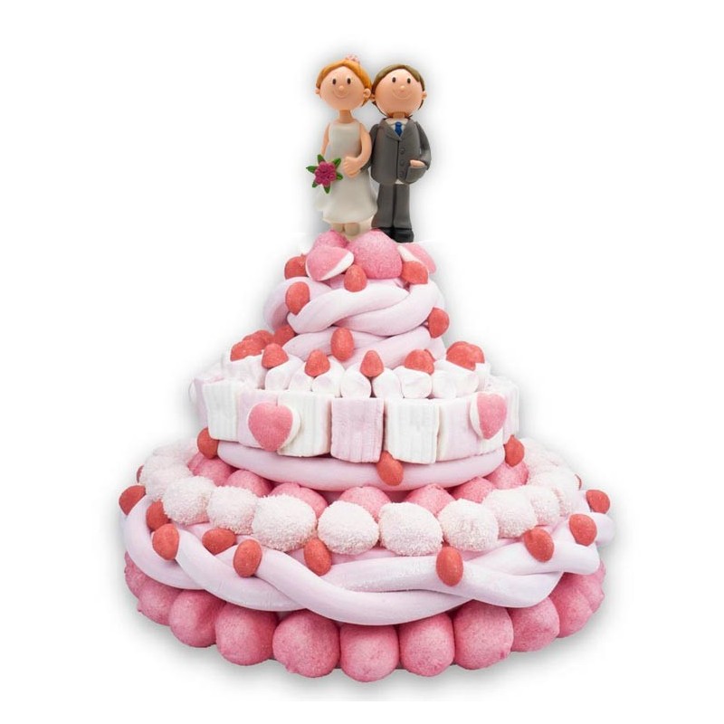 Romeo et Juliette - Pièce montée de bonbons pour mariage