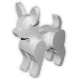 Le petit Chihuahua - chien en polystyrène 3D