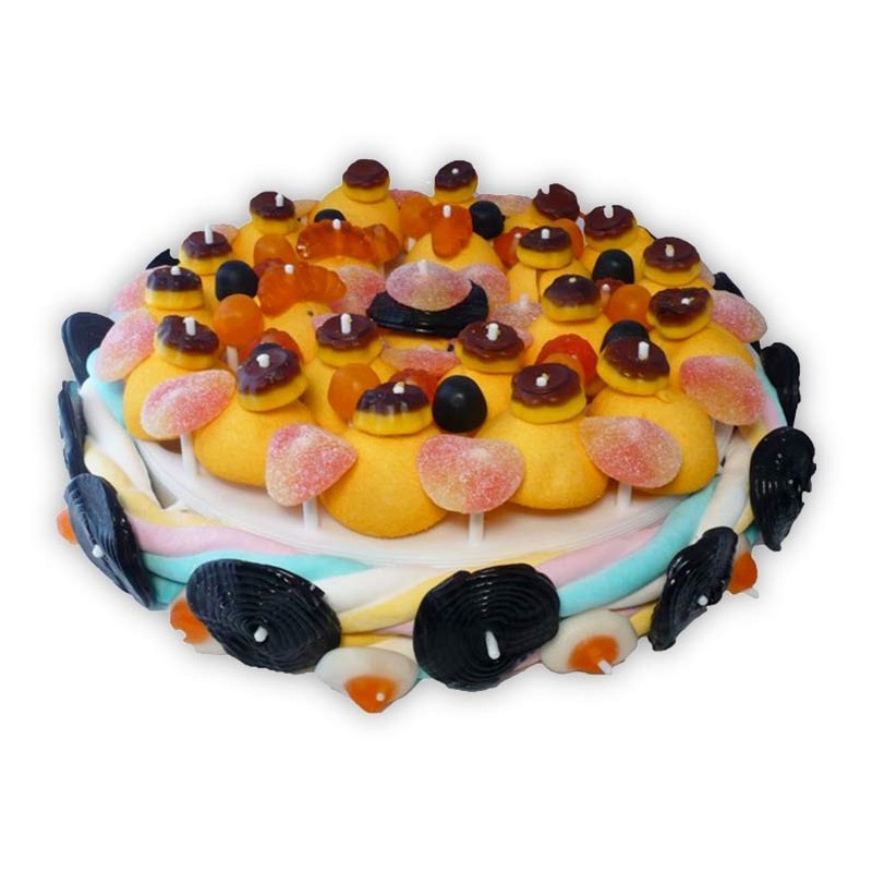 Le grand gâteau d'Halloween - gâteau de bonbons