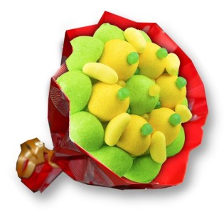 Bouquet de bonbons chamallows Supermix - 100% Haribo