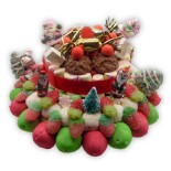 LA Plagne - Gâteau de bonbons pour les fêtes de fin d'année