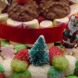 LA Plagne - Gâteau de bonbons pour les fêtes de fin d'année-gros plan