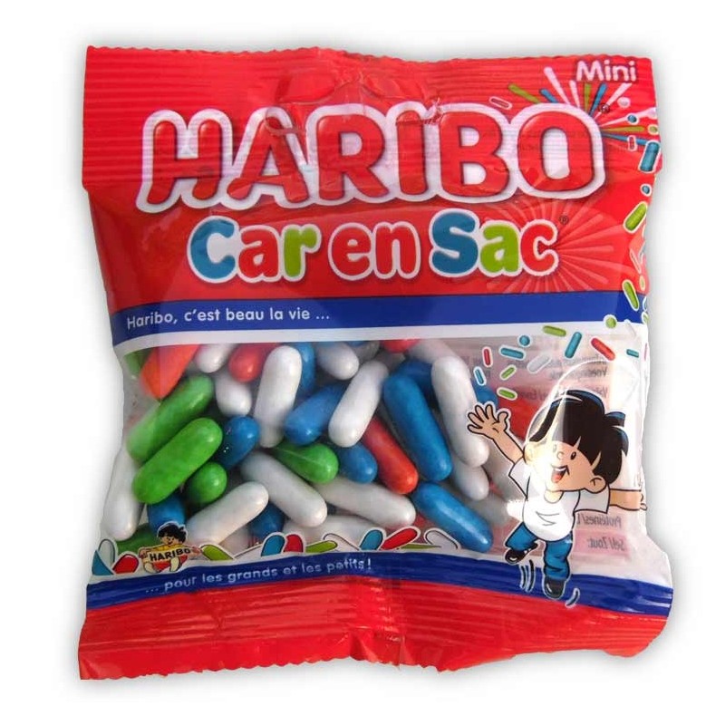 Carensac en minisachet de 40 g confiserie dragéifiée à la réglisse