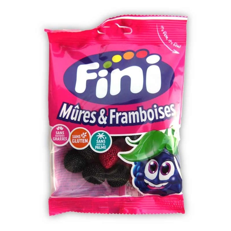 Mûres et Framboises en petit sachet de 90 g  - fini Sanchez