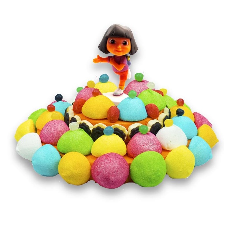 Dora Exploratrice Grande tarte de bonbons