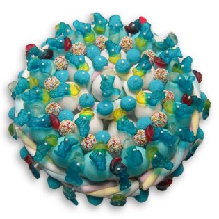 Bleu Pacifique - gâteau de bonbon