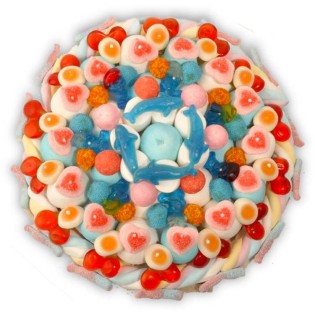 Brise des mers - Gâteau de bonbons thème marin (1)