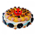 Démoniaque -Grand Gâteau de bonbons d'Halloween