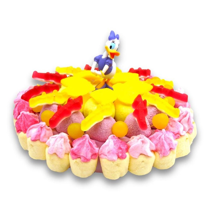Daisy - Nos héros de Disney en gâteau de bonbons