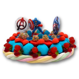 CAPTAIN AMERICA - Gateau de bonbons