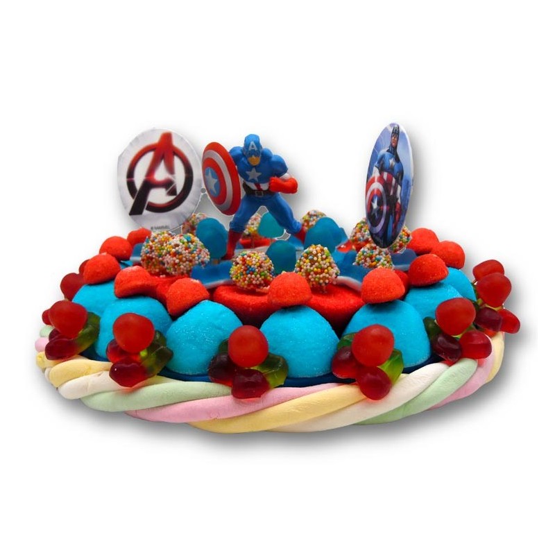 CAPTAIN AMERICA - Gateau de bonbons