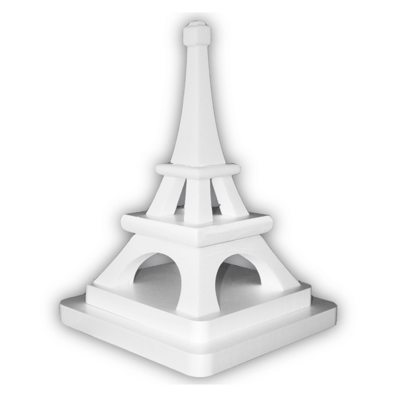 La tour Eiffel 3D en polystyrène sur son socle