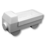 Le Camion benne en 3D - support polystyrene pour composition de