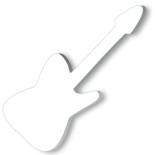 GUITARE ROCK pour composition de bonbon