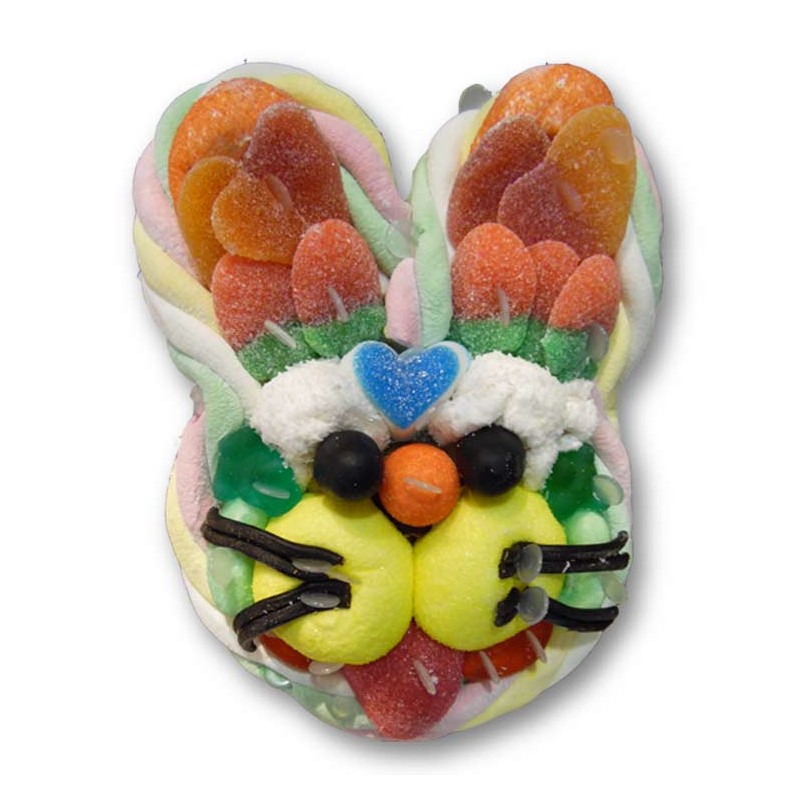 Gros lapin en bonbons – création maison