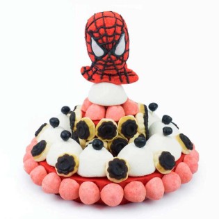 gâteau-bonbons-petite-pièce-montée-Spider-Man