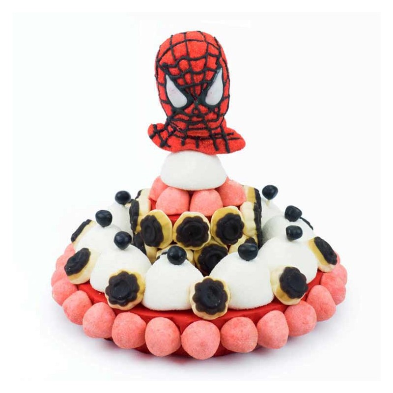 gâteau-bonbons-petite-pièce-montée-Spider-Man