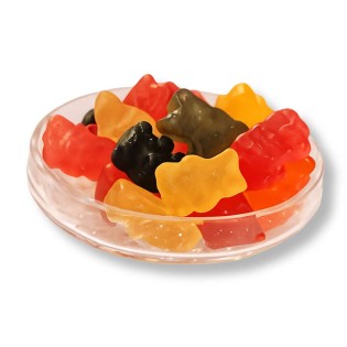 Teddy l'ourson est une spécialité de LUTTI. C'est un bonbon gélifié lisse fruité..