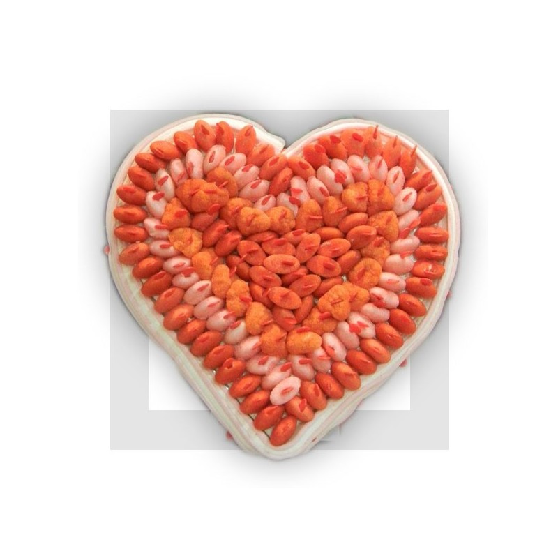 Sucette Corazon en forme de cœur goût Cerise Sucette avec un coeur rouge à  la cerise