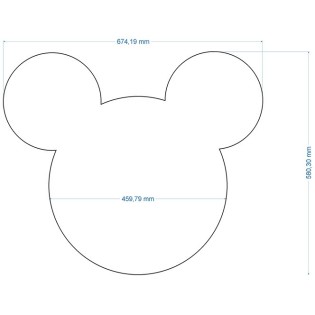 MICKEY XXL en polystyrène