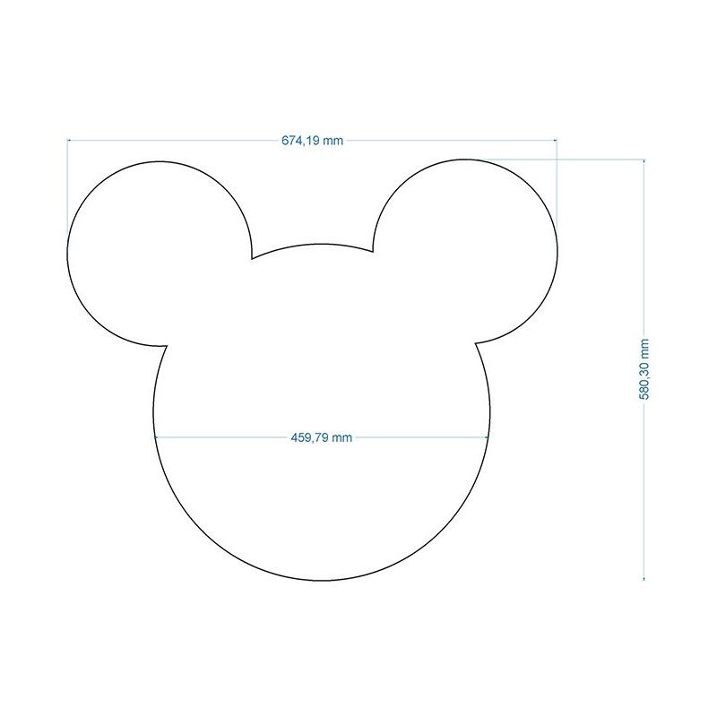 MICKEY XXL en polystyrène