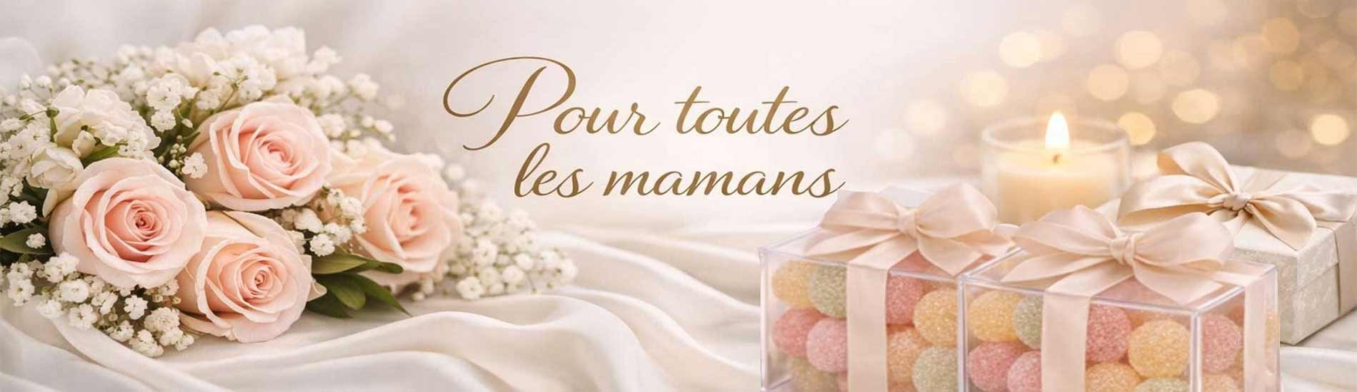 bandeau d'accueil pour la fête des mères
